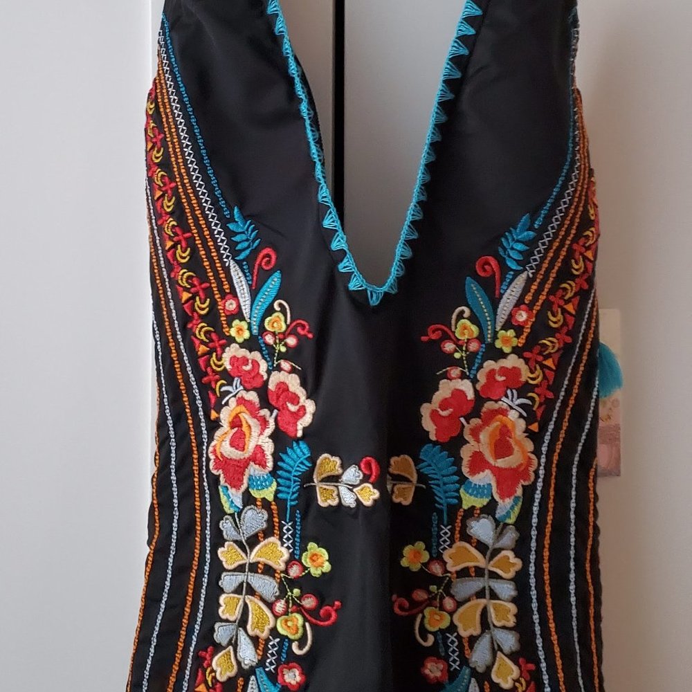 Johnny Was Reeve Plunge one piece suit. - Picture 4 of 5